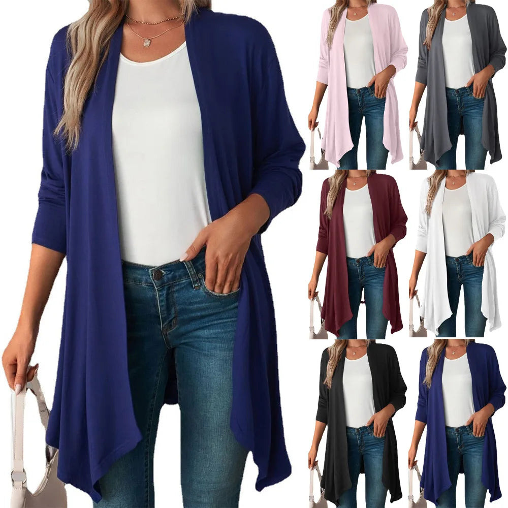 Women's Clothing Long Sleeve Cardigan Blouse Custom Wholesale Shirt
