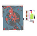 LS Custom 5D DIY Diamond Painting Kit 40x50 Size Spider-Man Canvas Dot Beads Painting Portrait for Home Hotel Decor