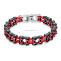 2023 Wholesale Titanium Stainless Steel Chain Bracelet Fashion Motorcycle Bike Chain Bracelets Jewelry