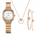Hot Sale SK 9869 Luxury Fashion Women's Quartz Watch Waterproof New Women Jewelry Watch Necklace Braceletset Versatile Reloj