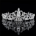 Hair Accessories Wedding Bridal Rhinestone Tiaras Wedding Crown With Comb Designer Bride Crown