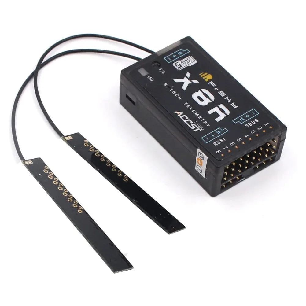 FrSky X8R Receiver 8/16CH Telemetry for RC Quadcopter Multicopter Compatible with X7 X9D X12S Transmitter