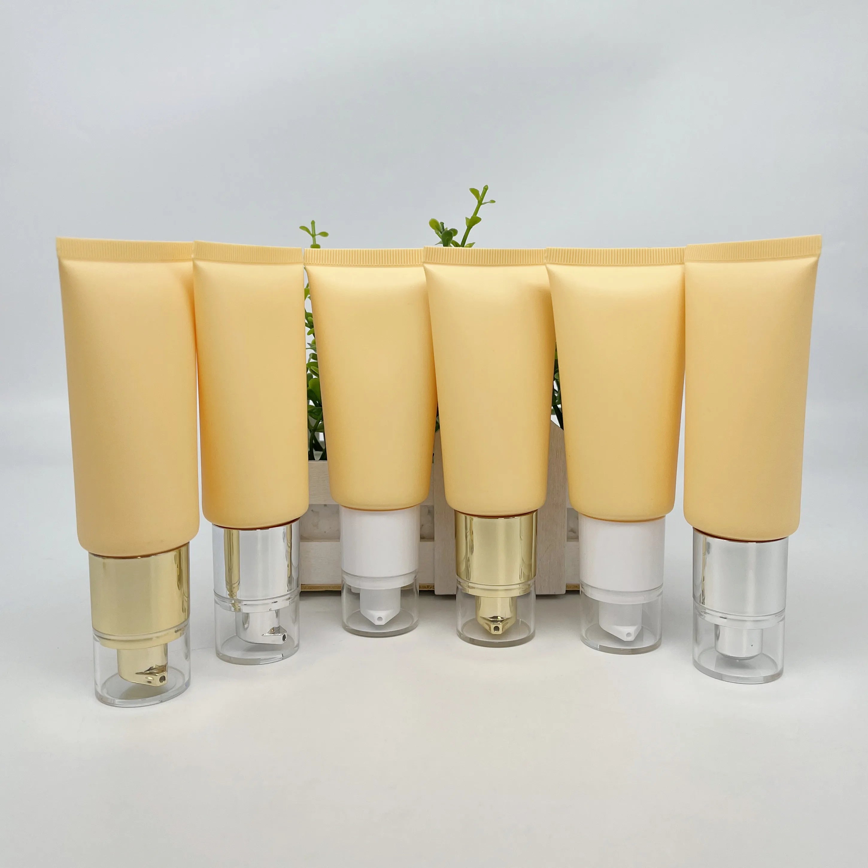 50g 100g 120g Tubes Cosmetic Containers Refillable Plastic Tubes Travel Bottle Pump Bottle Packaging Container