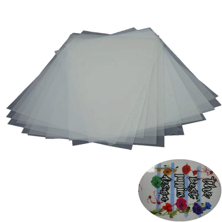 A3 A4 30cm*100cm 60cm*100m Dtf Pet Film DTF Sheet 11"x17" A4 PET DTF Film for T-Shirts Textile Digital Printing