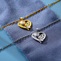 Duoying Stainless Steel Link Chain Fashion Mother's Day Birthday Gift Heart Shaped Projection Custom Photo Necklace