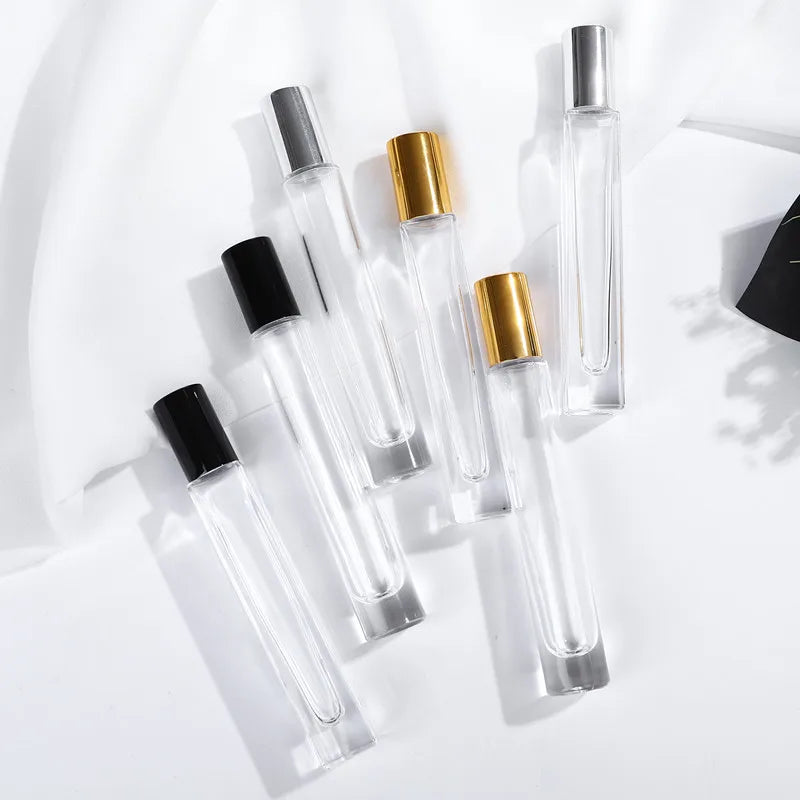MUB Mini 10ml 15ml Thick Bottomed Round & Square Roller Glass Bottle