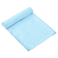 Customized Logo Printed Microfiber Sports Towel Hot Sale Easy Travel Fitness Gym & Golf Towel with Mesh Bag Rolled Pattern