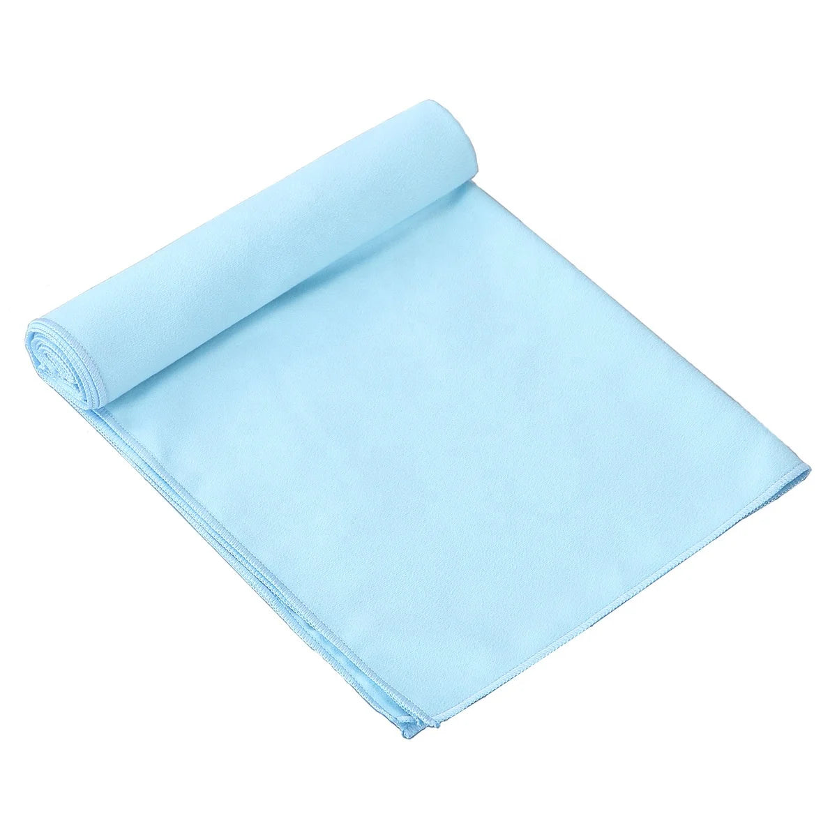 Customized Logo Printed Microfiber Sports Towel Hot Sale Easy Travel Fitness Gym & Golf Towel with Mesh Bag Rolled Pattern