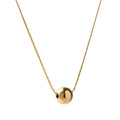 Stainless Steel Minimalist Necklace for Women New None Fade Color with Link Chain and Zircon Main Stone Jewelry
