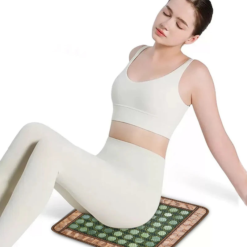 Natural Jade Physiotherapy Massage Mat Germanium Stone Mat Tourmaline Massage Mat Physiotherapy Mattress