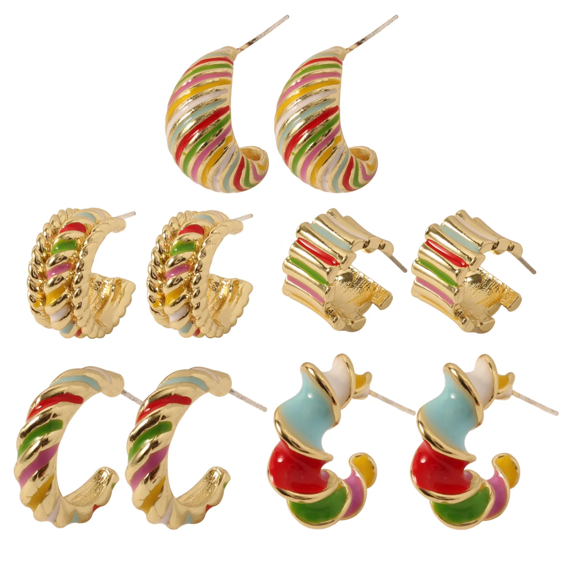 Enamel Lindt Excellence Stainless Steel Classic Drop Earrings with Silver/Gold Plating Heart Shape for Children's Anniversary