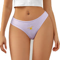 U464 Custom Colorful Cotton Low Waist Mulheres Fotos Brazilian Women Threaded Thongs Panties Women