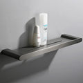 Modern Stainless Steel Chrome Wall-Mounted Bathroom Accessories Brushed Finish Towel Bar and Toilet Paper Holder