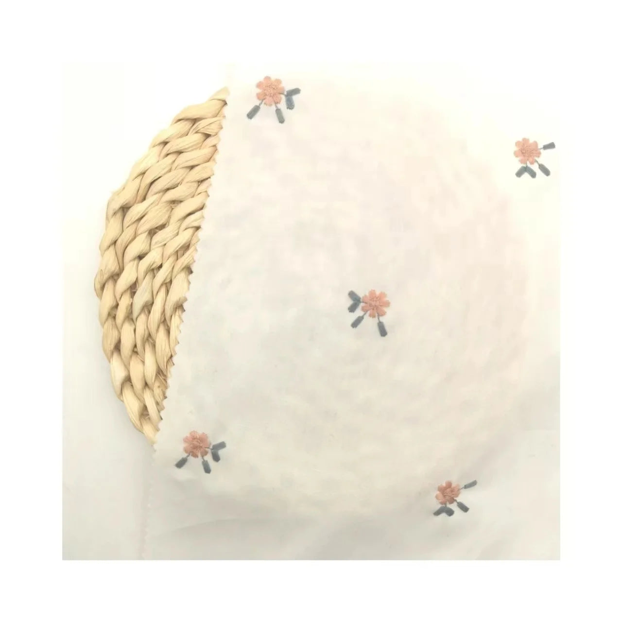 Factory Sales Woven Embroidery Polyester Cotton Fabric Soft Embroidered Fabric for Women Dress
