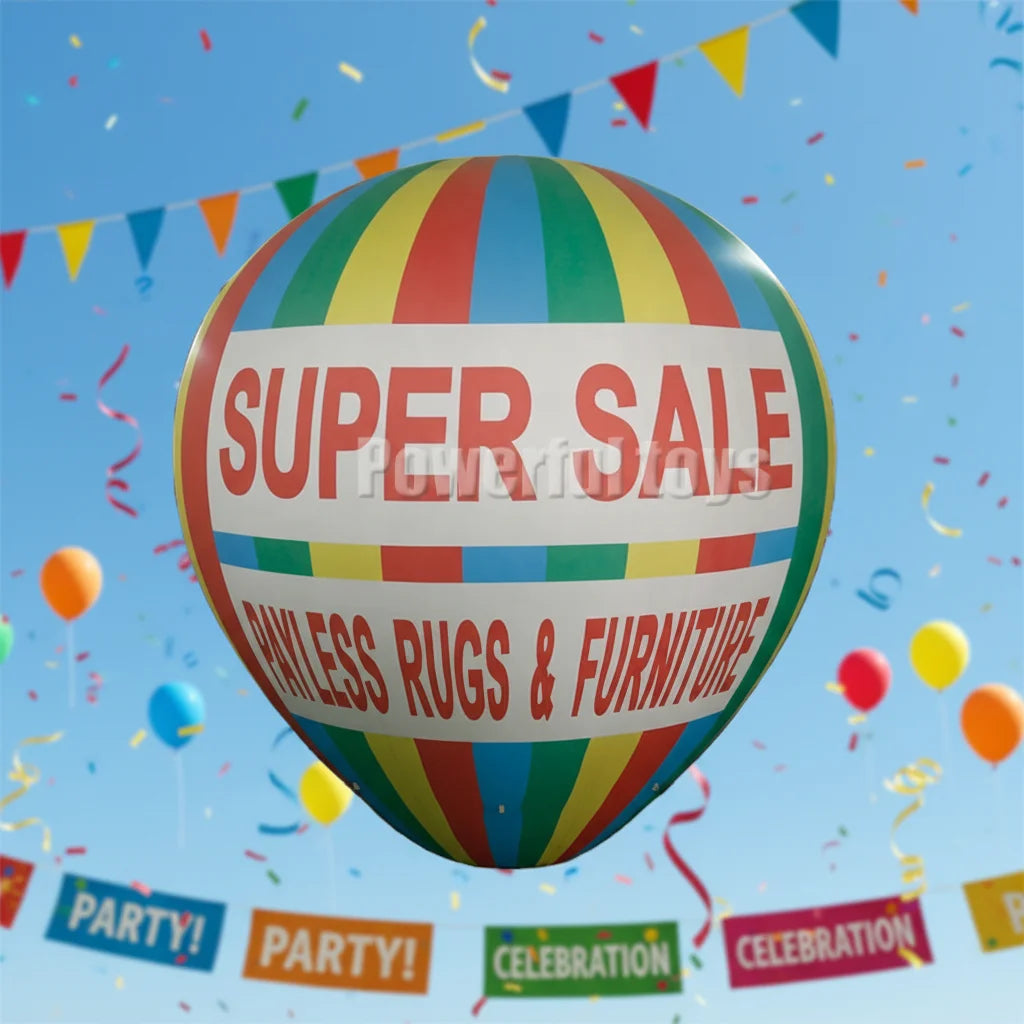 PVC Advertising Inflatable Flying Helium Blimp/zeppelin/airship Balloon