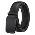 LQbelt Factory Men's Genuine Leather Belt Cowhide Automatic Buckle Belts for Male Ratchet Wholesale Stock