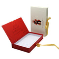 Luxury Paper Gold Wedding Gift Box Set with Matt Lamination and Embossing Packaging for Wedding Socks Featuring Sponge Liner