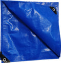 PE Tarpaulin 100% Polyester Waterproof in Blue for Car & Bag Covers Girls Use 140gsm Medium Weight