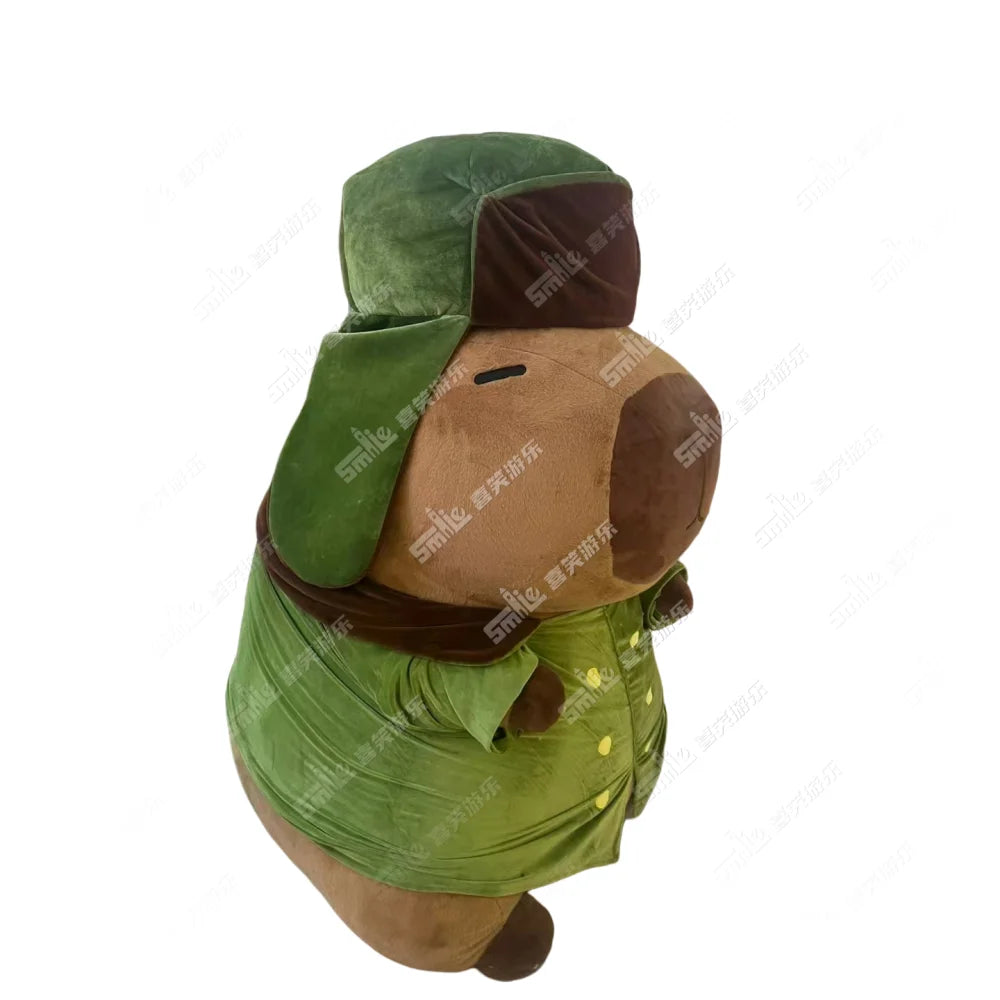 Animal Inflatable Mouse Cartoon Mascot Advertising Decoration Event Inflatable Rats KAPIBALA With Hat