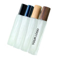 10 ML Mini Portable Glass Perfumer Bottle Frosted Glass Essential Oil Bottle With Roller On Ball