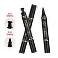 Private Label Double Head Wing Stamp Waterproof Seal Water Activation Eyeliner Fast Dry Liquid Adhesive for Eye Makeup