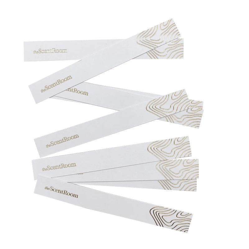 Perfume Test Paper Incense Smelling Strip Pointed Cotton Absorbent Paper Essential Oil Fragrance Test Paper Test Card