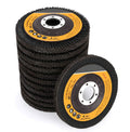 115mm*16mm Aluminum Oxide Coated Flexible Abrasive Flap Disc for Aluminum Copper Stainless Steel