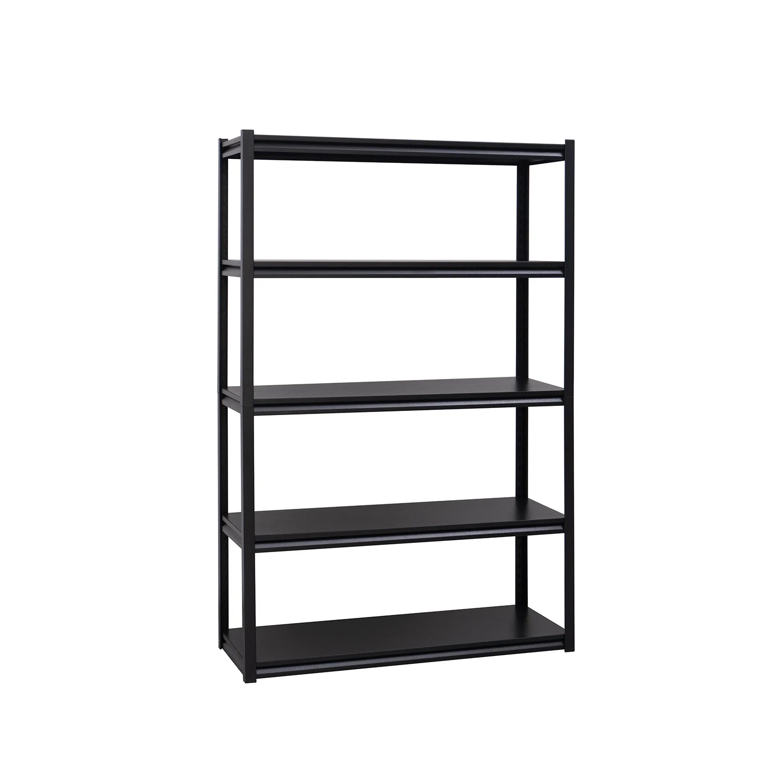 Adjustable Stainless Steel Shelf Frame 4-5 Layer Storage Rack with Black Finish
