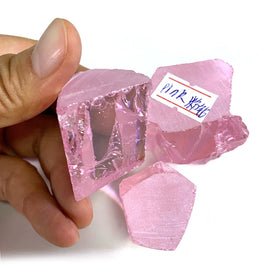 Heat Treated Color CZ Rough Uncut Synthetic Cubic Zirconia Material on Sale for Gem Cutting Craft Jewelry Manufacturing