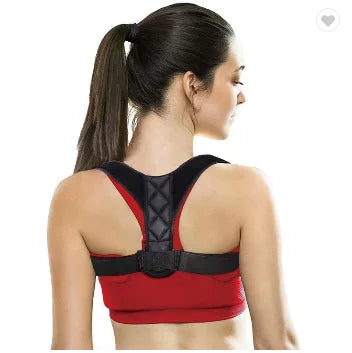 Ollas Lightweight Soft Posture Back Adjustable Correction Brace Sports