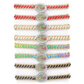 AA016353 Colorful Crystal Handmade Bracelets Catholicism Women Girls Jewelry Gift Adjustable Virgin Mary Bracelet