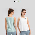 Women's Round Neck Lightweight Seamless Breathable Yoga Top for Gym Fitness Running-Spandex/Nylon Material