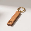 Factory Custom New Design Engraved Wooden Surfboard Home Circle Keychain Ring Chape Price Customizable Wood Key Chains