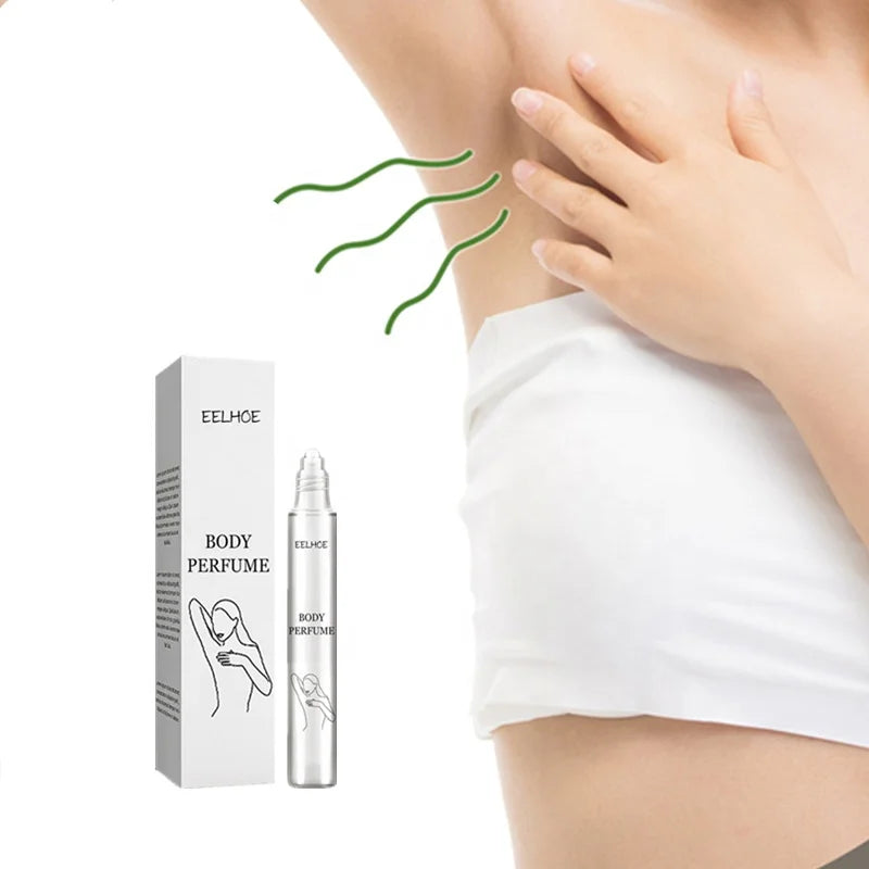 EELHOE 12ml Charming Female Body Perfume Attractive Pheromone Releasing Sweat fox Odors Eliminating Roller Perfume Oil