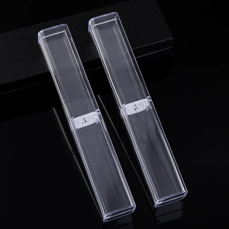 Wholesale Nice Present Gift Display Clear Transparent Plastic Diamond Crystal Gifts Pen Packing Box for Pen Case