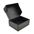 Custom Eco Friendly Color Printing Corrugated Carton Black Paper Packaging Shipping Boxes