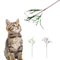 Simulation Bird Plant Feather Bell Long Pole Tease Cat Stick Cat Feather Toy