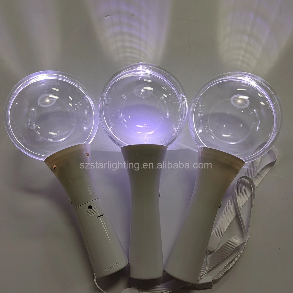 STARSHINING OEM Color Changing Acrylic Fan Light Stick Customized LOGO Cheering Hand LED Light Stick for Concert Fan's Club