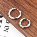 Popular Circle Earring for Women Men Different Size Available Waterproof Non Tarnished Stainless Steel Earrings