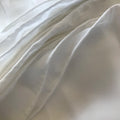 Crepe Blank Silk Scarf 100% Silk for Painting Pure Hand Rolled Hem for Dying or Painting