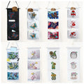 LS New Diamond Painting Hanging Storage Bag Kit 5D DIY Storage Hanging Bag 3 Grids Sticking Diamond Dot Painting