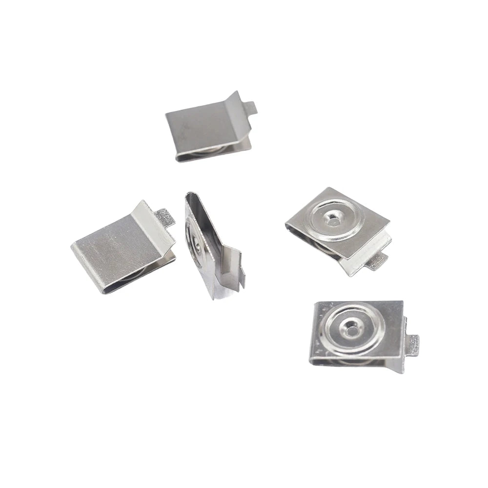 Customized Spring Contact Finger Gold Nickel Plated Beryllium SMD Aaa Battery Contact Spring 18650 Cr2032 Battery Contacts