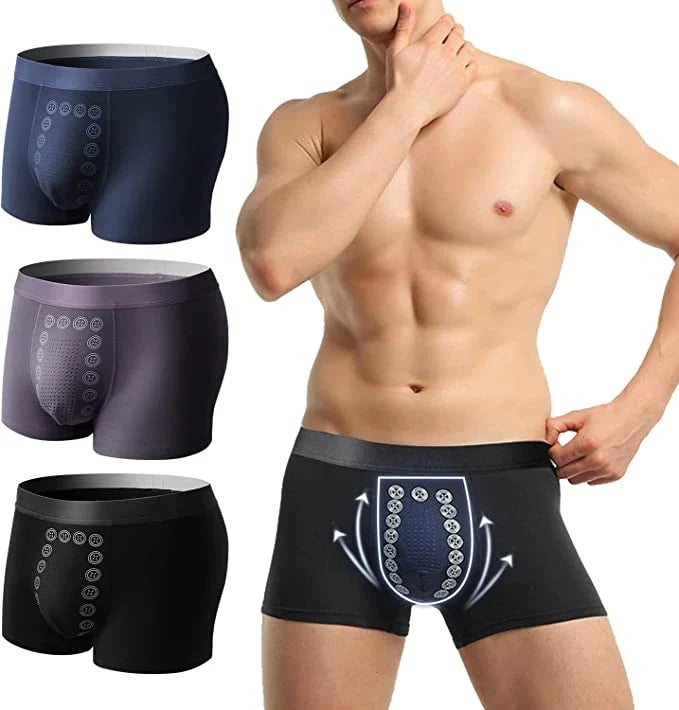 Energy Field Therapy Men Pants Seamless Mens Underwear Boxer Briefs Stretch Bamboo Modal Custom Designs Logo Underwear for Men