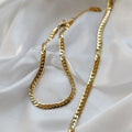 Fenny Wholesale 18K PVD Plated Non Tarnish Classic Permanent Basic Chunky Snake Chain Stainless Steel Necklace for Women