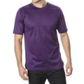 Fashion Custom Round Neck Bulk Blank Mercerized Fabric Men T Shirts Short Sleeve Knitted Shiny Mercerized Cotton T Shirts