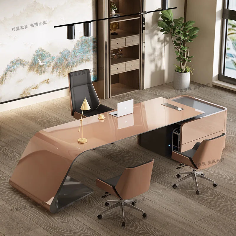 OEM Office Furniture Ceo Executive Manager Table Office L-shaped Executive Office Desk boss Manger l Shape Desk Table Set