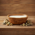 Farmhouse Wooden Dough Bowl Candles Candles Soy Wax Bread Bowl Candles for Table Centrepiece Decoration for Home & Valentines