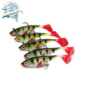 10g 70mm PVC Bionics Swim Baits Jigging Wobblers Lead Long T Tail Fishing Lead Soft Lure Shad