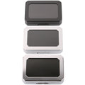 Most Popular Rectangle Gemstone Storage Boxes Reversible Black and White Cushion Diamond Display Box