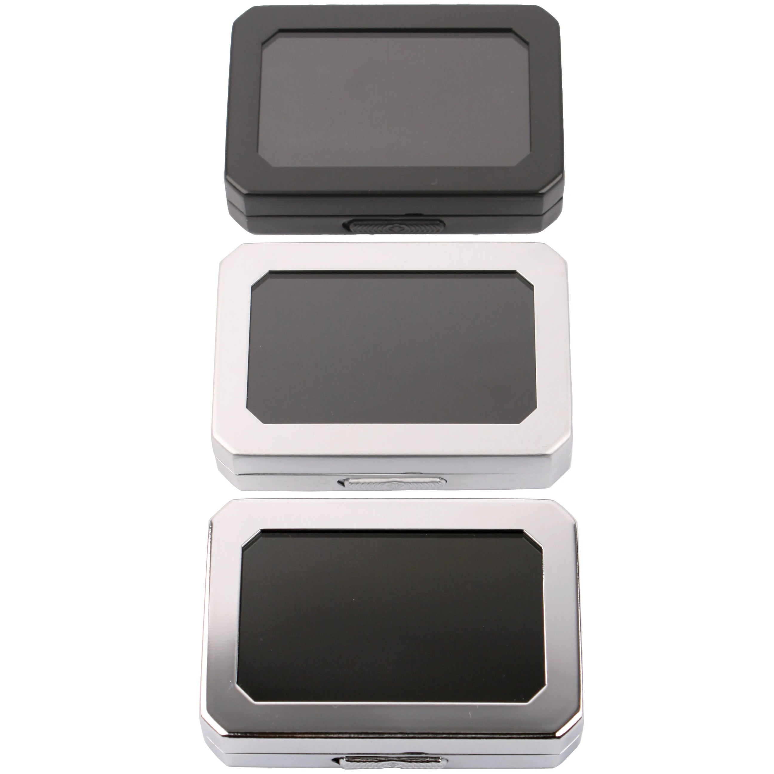 Most Popular Rectangle Gemstone Storage Boxes Reversible Black and White Cushion Diamond Display Box